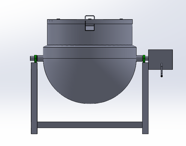 Ribbon Blender Mixer Alternate View